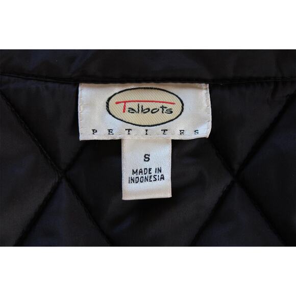 Brown Vintage Y2K Talbots Puffer Zip-Up Vest - Picture 6 of 6